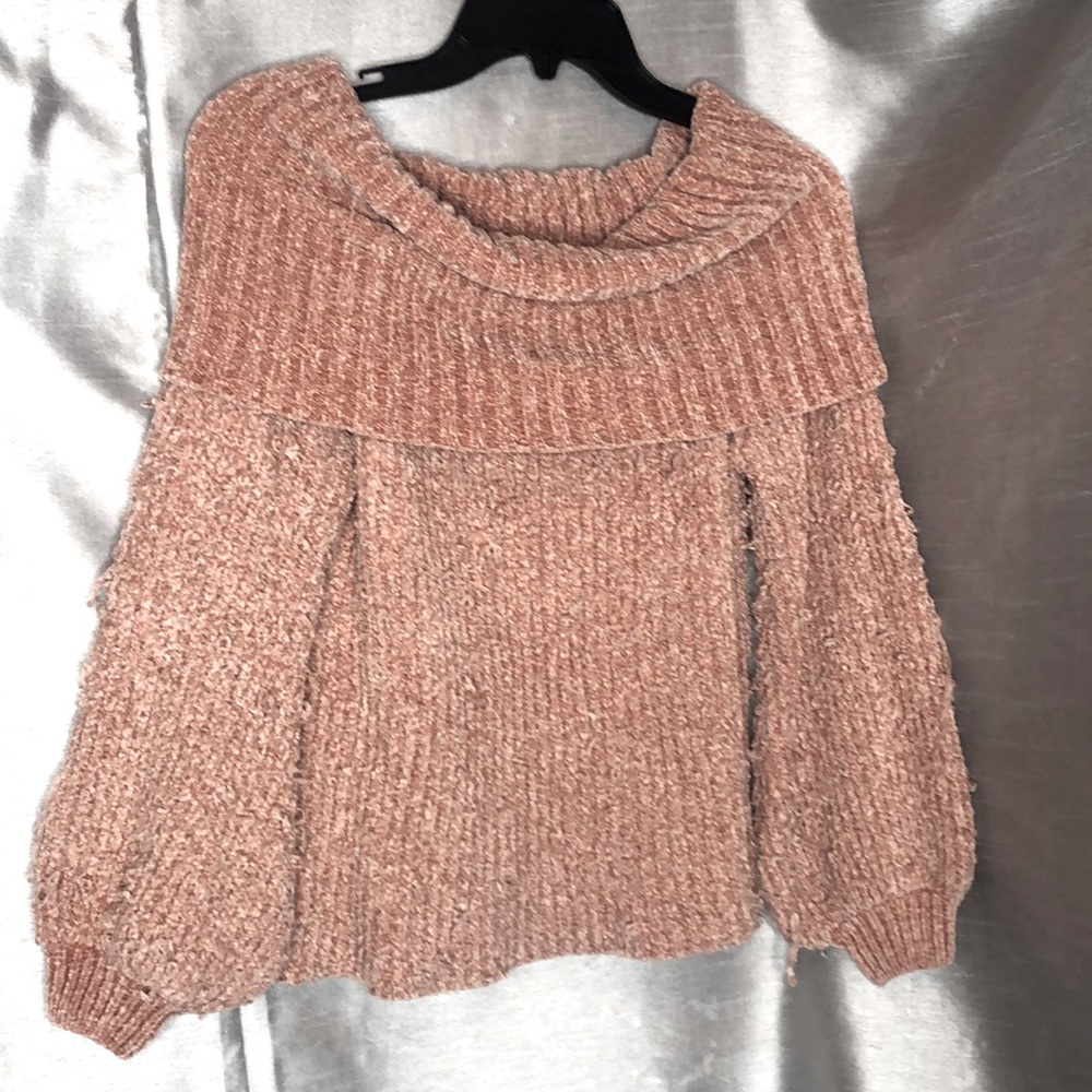Off shoulder sweater
